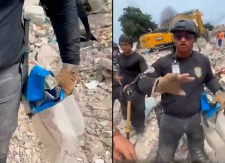 #VIDEO // Detienen a funcionario por robar durante las labores de rescate tras sismos en Venezuela