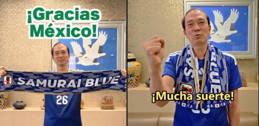 #VIDEO // Embajador de Japón agradece el apoyo de México y pide respaldar al Tri en el Mundial