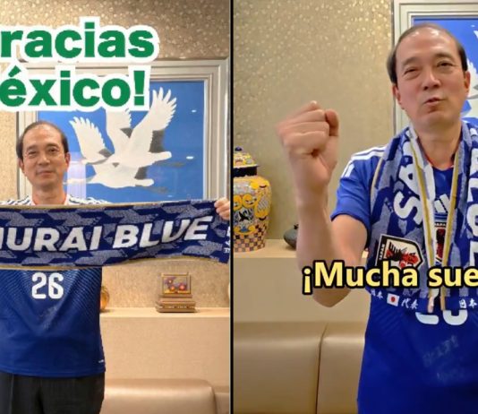 #VIDEO // Embajador de Japón agradece el apoyo de México y pide respaldar al Tri en el Mundial