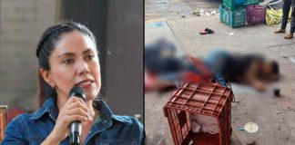 Tras asesinato de jóvenes en el mercado municipal de Apatzingán, alcaldesa continúa reforzando seguridad