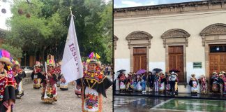 A pesar de la lluvia el Festival T’arhechu Uarariecha avanzó por las calles de Morelia