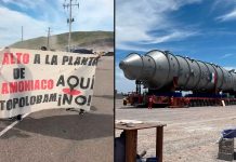 Pobladores e influencers exigen cancelar construcción de planta de amoniaco en Topolobampo