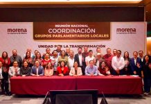 Fortalece Giulianna Bugarini coordinación política con dirigencia nacional de Morena