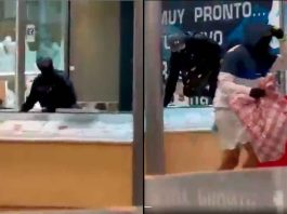 #VIDEO // Hombres armados atracan joyería a mazazos dentro de un centro comercial en España