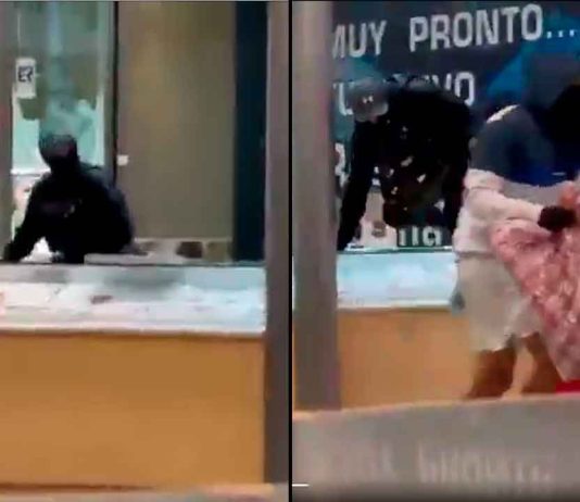 #VIDEO // Hombres armados atracan joyería a mazazos dentro de un centro comercial en España