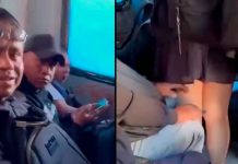 #VIDEO // Captan a hombre grabando debajo de la falda de una estudiante en transporte público