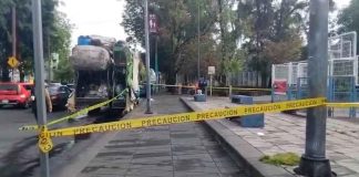 Hombre muere tras caer del techo de un camión de basura en la alcaldía Cuauhtémoc, CDMX