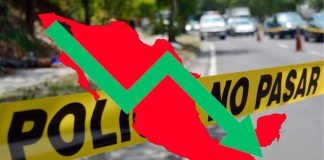 Cae 46% el promedio diario de asesinatos en México; reportan el día menos violento en 14 años