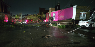 PC Estatal atiende afectaciones por tormenta eléctrica en Morelia