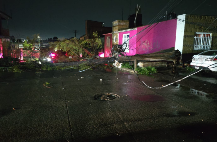 PC Estatal atiende afectaciones por tormenta eléctrica en Morelia