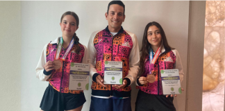 Asociación de Tenis de Michoacán reconoce a las jóvenes Paula Campuzano y Fernanda Pantoja por su triunfo en la Olimpiada Nacional CONADE 2026