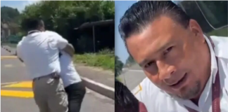 #VIDEO // Suspenden a funcionario del Migración tras agredir físicamente a conductor en Chiapas