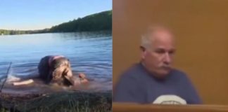 #VIDEO // Anciano de 70 años intenta ahogar a un joven discapacitado en un lago tras discusión