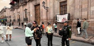 Arman “cascarita” anti-mundial por desapariciones forzadas en Michoacán