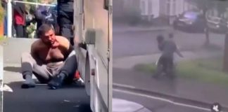 #VIDEO // Detienen a un hombre por intento de asesinato tras apuñalar en el cuello a una menor