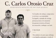 FGE Oaxaca investiga homicidio de dos hombres en San Juan Quiahije; una de las víctimas fue exalcalde