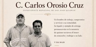 FGE Oaxaca investiga homicidio de dos hombres en San Juan Quiahije; una de las víctimas fue exalcalde