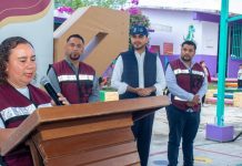 Alexis Velázquez da inicio a nueva aula didáctica en Jardín de Niños