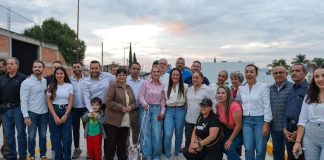 La transformación llega a Valle Verde con la rehabilitación y pavimentación de la calle 5 de Febrero: Mónica Valdez