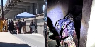 #VIDEO // Halla cuerpo de mujer oculto bajo concreto en el Viaducto de Tijuana