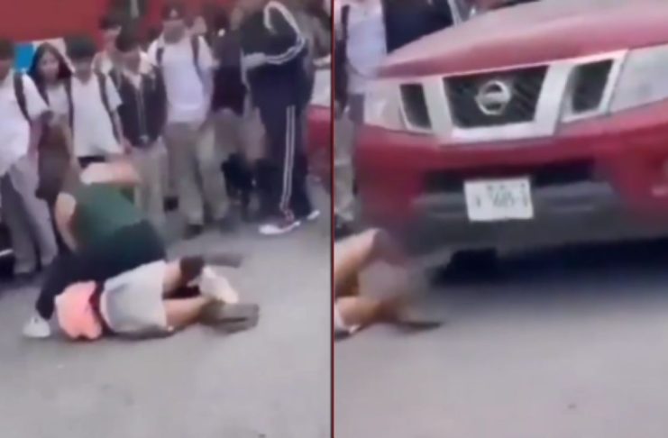 #VIDEO //”Nos vemos a la salida” Investiga brutal agresión y atropellamiento de una estudiante