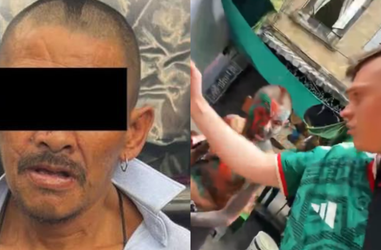 #VIDEO// Detienen en CDMX a sujeto que amenazó con cuchillo a streamer alemán en plena transmisión en vivo
