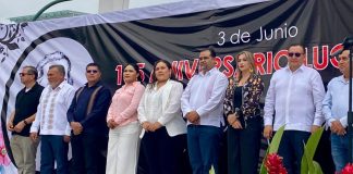 Encabeza presidente Víctor Vázquez acto cívico por el 165.º aniversario luctuoso de Melchor Ocampo