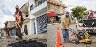 ¡Mejoras viales! Arranca campaña permanente de bacheo en Jiquilpan