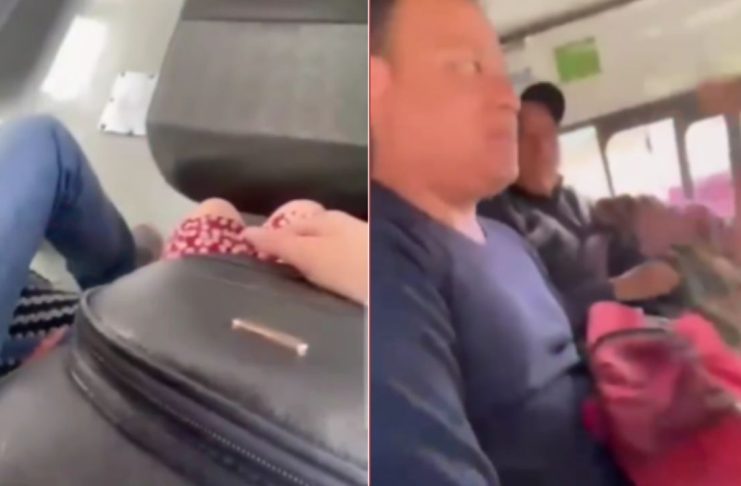 #VIDEO // Joven denuncia acoso sexual en combi hacia Ixtapaluca; acusa inacción de un policía presente
