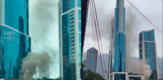 #VIDEO // Incendio en restaurante de San Pedro moviliza a cuerpos de emergencia; evacúan a 350 personas