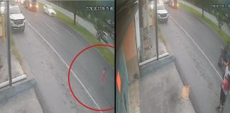 #VIDEO // Joven salva a bebé de ser atropellada en la Carretera Nacional de Nuevo León
