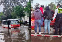 Lluvias provocan encharcamientos en Morelia