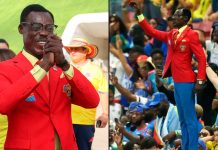 Lumumba Vea: El hincha congoleño que apoya a su selección como estatua