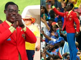 Lumumba Vea: El hincha congoleño que apoya a su selección como estatua