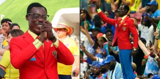 Lumumba Vea: El hincha congoleño que apoya a su selección como estatua