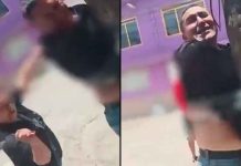 #VIDEO // Madre agarra a cinturonazos a su hijo por presunto robo de una bocina en Nezahualcóyotl