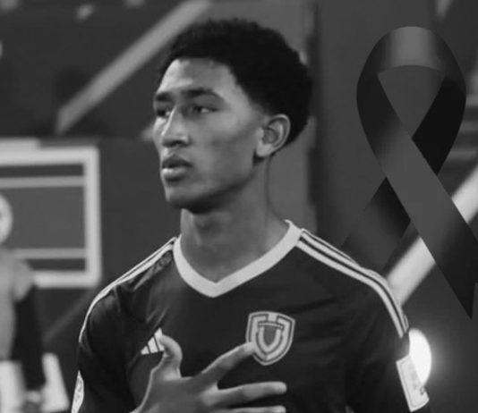 Muere la promesa del futbol Yimvert Berroterán y su novia tras los sismos en Venezuela