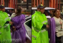 #VIDEO // Cae mujer con ocho celulares robados en festejos mundialistas del Zócalo