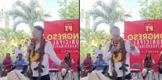 #VIDEO // “Andamos valiendo madres”: Noroña se molesta al notar que asistentes a su evento no hablan español