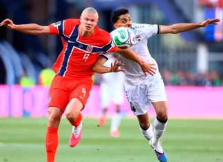 Noruega golea a Irak y da un golpe de autoridad en el Grupo I