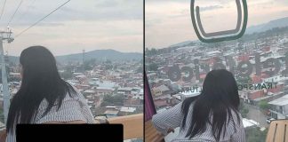Pareja de Morelia desata polémica tras tomarse fotos íntimas en el Teleférico de Uruapan