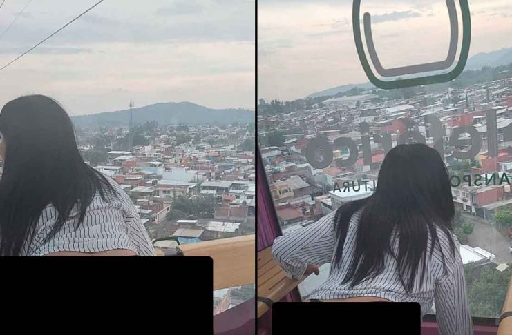 Pareja de Morelia desata polémica tras tomarse fotos íntimas en el Teleférico de Uruapan