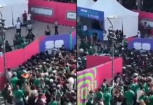 #VDEO // Caos en el Fan Fest de Guadalajara: Aficionados dan “portazo” y derriban vallas; reportan heridos