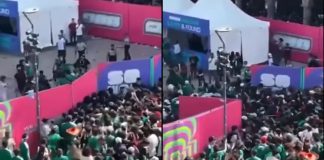 #VDEO // Caos en el Fan Fest de Guadalajara: Aficionados dan “portazo” y derriban vallas; reportan heridos