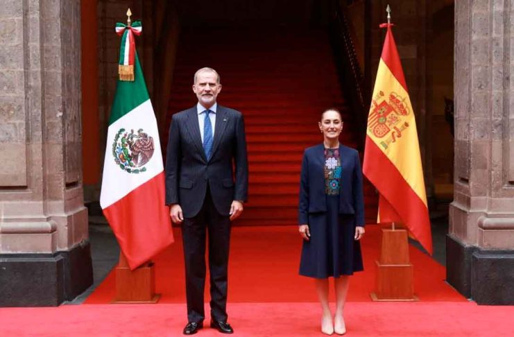 Sheinbaum reitera al rey Felipe VI que España debe ofrecer una disculpa por la Conquista
