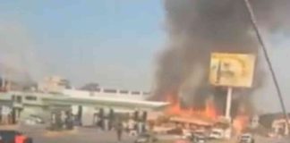 Explosión e incendio de pipa paralizan la circulación en la carretera México–Zacatepec este sábado
