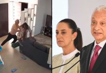 #VIDEO // Sheinbaum ofrece apoyo a esposa de exdirector de Pemex tras denunciar golpiza