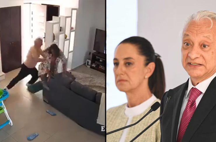 #VIDEO // Sheinbaum ofrece apoyo a esposa de exdirector de Pemex tras denunciar golpiza