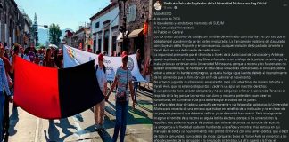 SUEM advierte nueva huelga en la UMSNH y lanza duro mensaje contra Yarabí Ávila