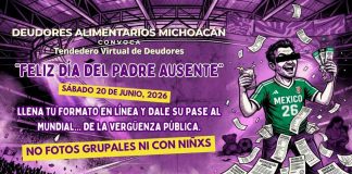 Colectiva de Deudores Alimentarios Michoacán lanza convocatoria para Tendedero Virtual para visibilizar a quienes incumplen pensiones